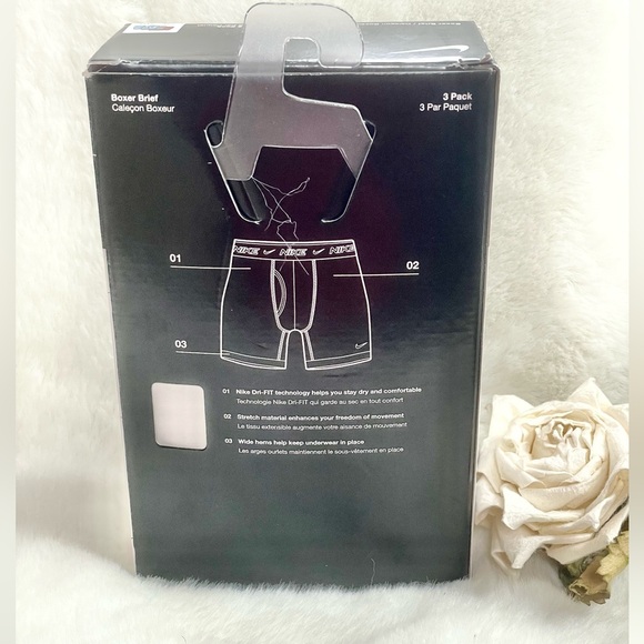 New with tag NIKE DRI FIT ESSENTIAL COTTON STRETCH BOXER BRIEF w/All day comfort - Picture 4 of 6